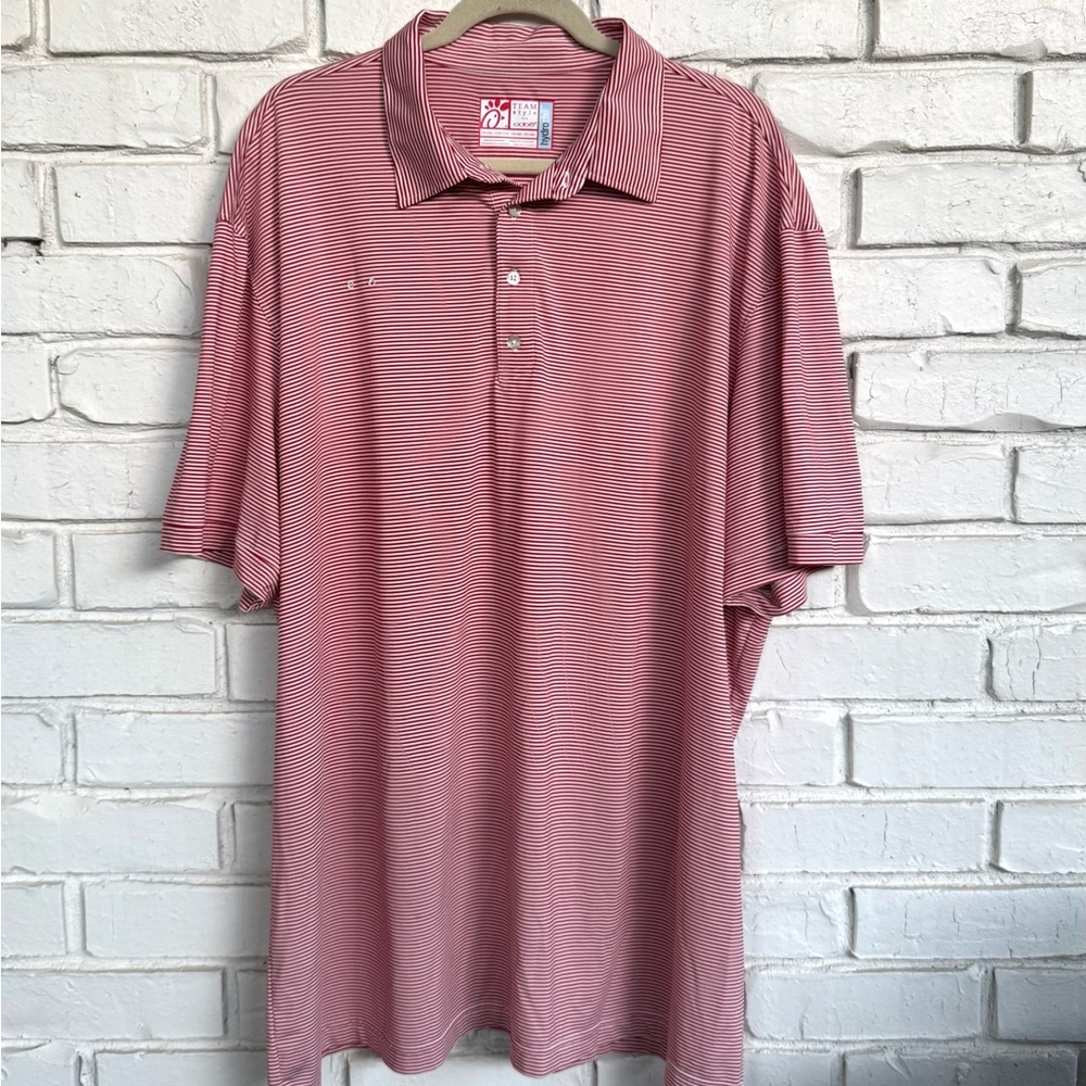 Chick Fil A EmployeeTeam Style Oobe Polo Shirt Hydro Chill Size 3XL No Stains